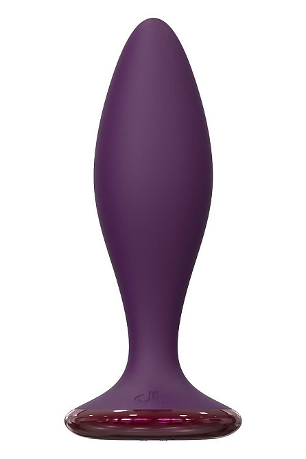 Анальный вибратор Dreamtoys Glam с пультом, фиолетовый, 12.8 см Sex Aura Киев - изображение 2