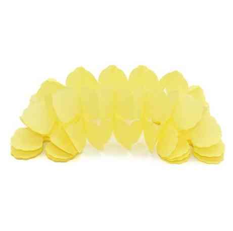 Гирлянда растяжка бумажная 3 м 16 на 11 см желтый Киев