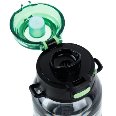 Поильник-непроливайка Kite 700 мл, чорно-зелена (K25-1218-2) Винница - изображение 4