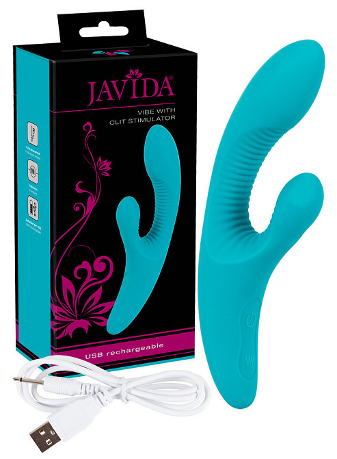 Вибратор Javida Vibe with clit stimulat Sex Aura Киев - изображение 1