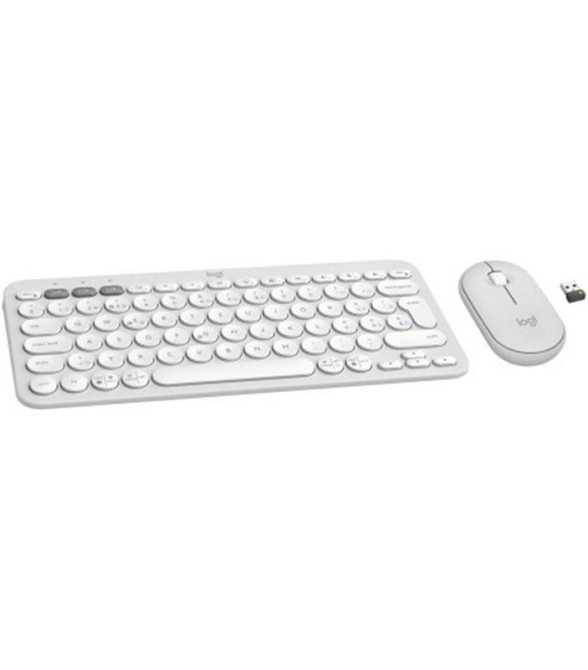 Комплект (клавіатура, миша) бездротовий Logitech Pebble 2 Combo White (920-012240) Білий Харків - фото 14