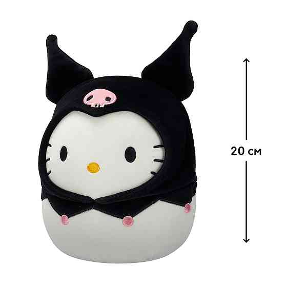 М'яка іграшка Squishmallows - Хелоу Кітті в образі Куромі (20 cm) Днепр