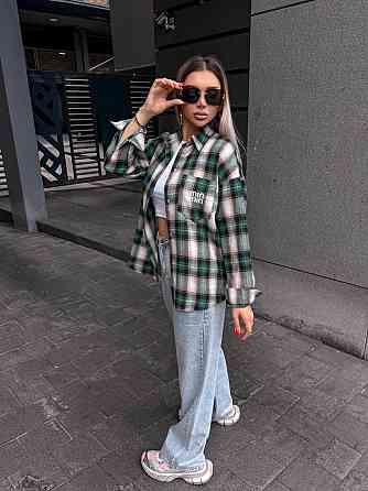 Жіноча сорочка в клітинку ( з накатом) Одеса