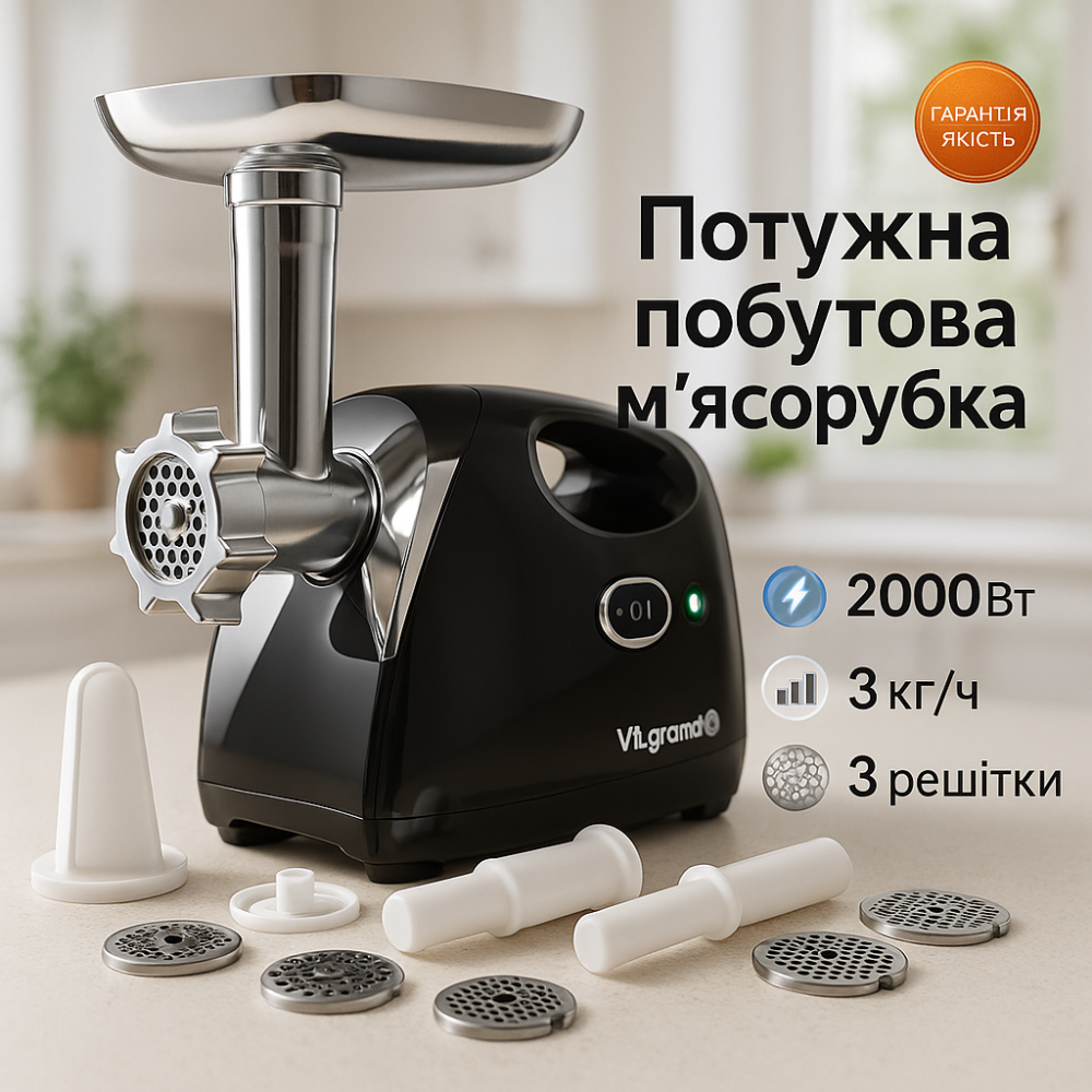 Электрическая мясорубка 2500, Мясорубка реверс насадки, Электрические мясорубки кухонные GK-45 Львов - изображение 15