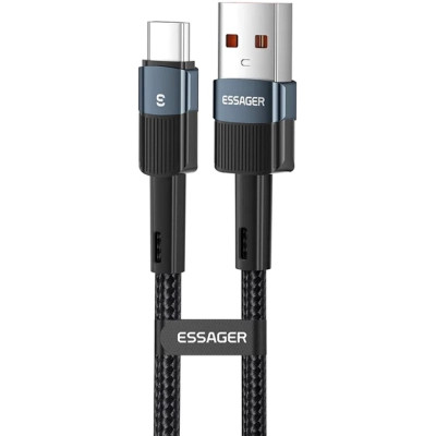 Дата кабель USB 2.0 AM to USB-C 2.0m 7A blue Essager (EXCT-XCA03) Вінниця - фото 2