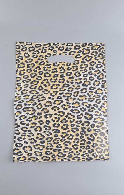 Пакети з вирубаною ручкою (28*40) "ЛЕОПАРД" Комсерв (100 шт.) Харків - фото 1