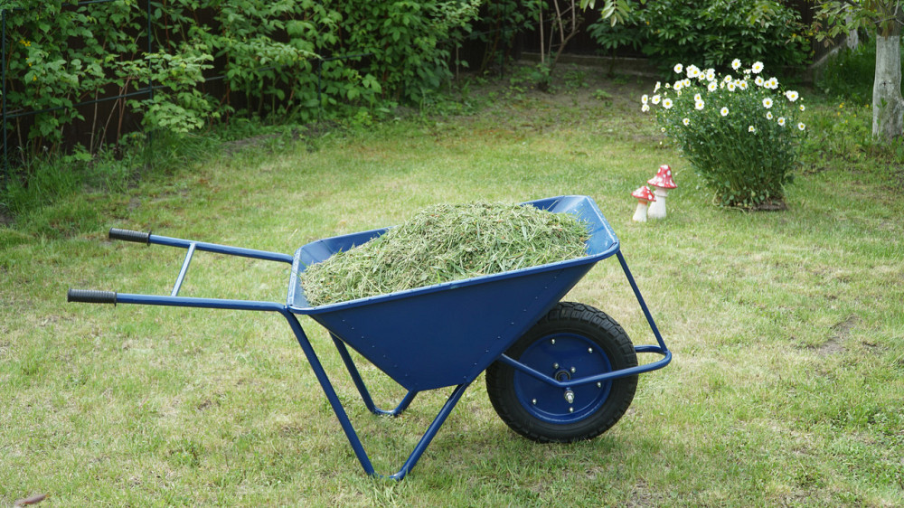 Тачка садовая Garden joys 110/220л Синий Тачка одноколесная садовая Тачка огородная Тачка для песка Белая Церковь - изображение 1