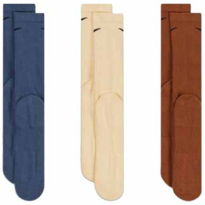 Носки Nike U NK EVERYDAY PLUS CUSH CREW SX6888-962 38-42 3 пари Синій/Коричневий/Бежевий (196153840768) Винница - изображение 4