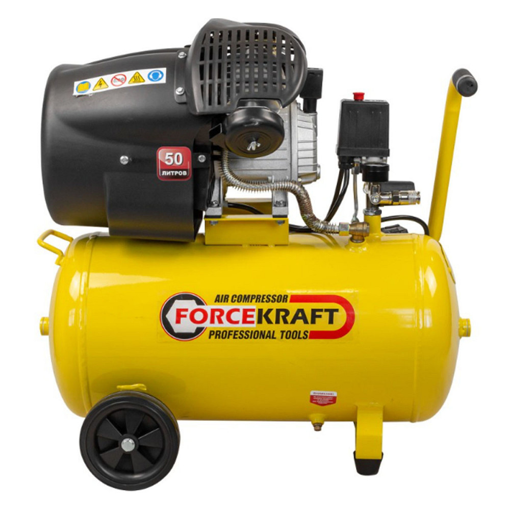 Компрессор 2-х поршневой с прямым приводом (ресивер 50л, 8 бар, 320л/м, 2200W, 230V) FK-V30/50 Одесса - изображение 1