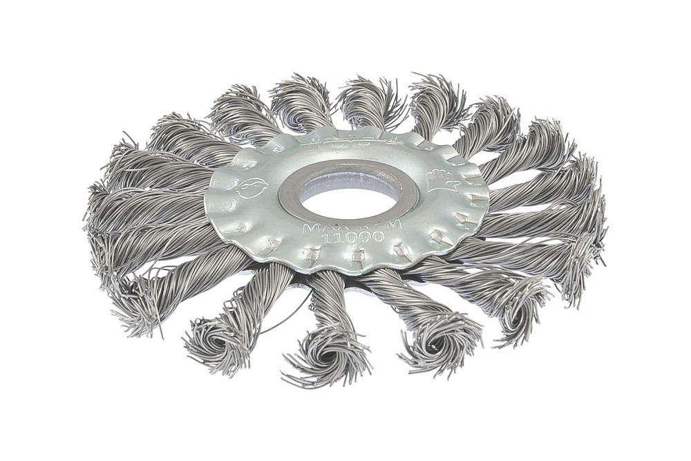 Щітка дискова MASTERTOOL з плетеного дроту Ø 115х22.2 мм 19-9011 Коломыя - изображение 4