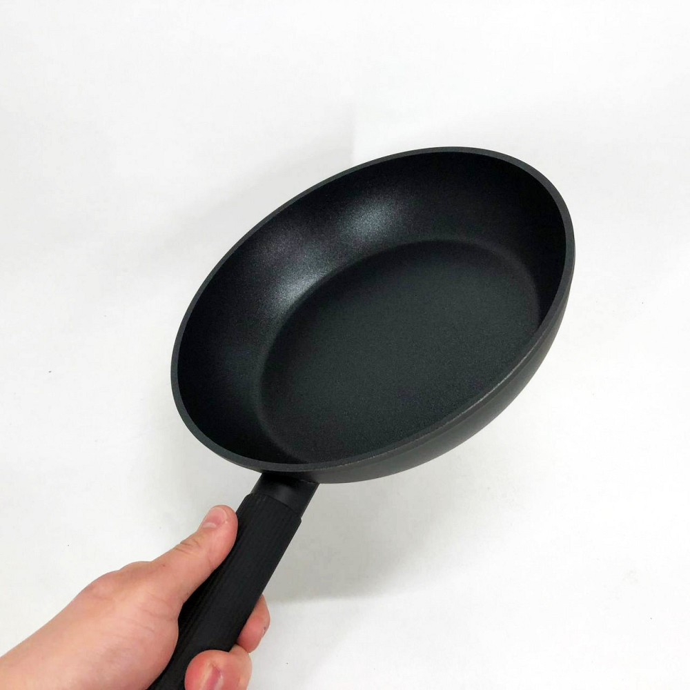 Кулінарна сковорода з антипригарним покриттям MAGIO MG-1160 24 см, Кована алюмінієва сковорода TF-73 Львів - фото 11