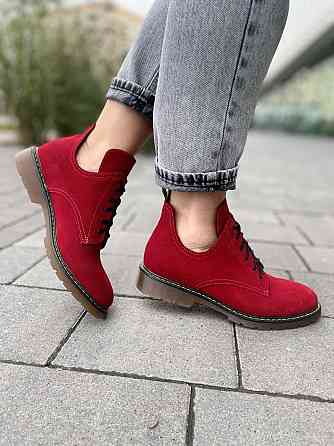 SOTHBY'S Туфлі жіночі Sothby 's червоні замша натуральна 37р.-24см. 38р.-24.5см. (M-373) (3115) Коломыя