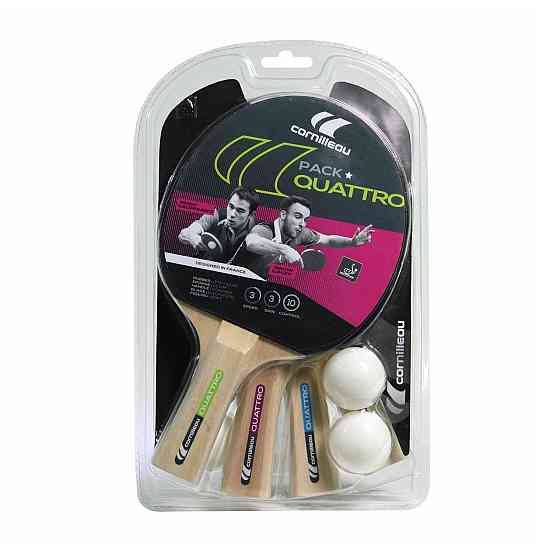 Набор для настольного тенниса Cornilleau Sport Quattro, черно красный Киев