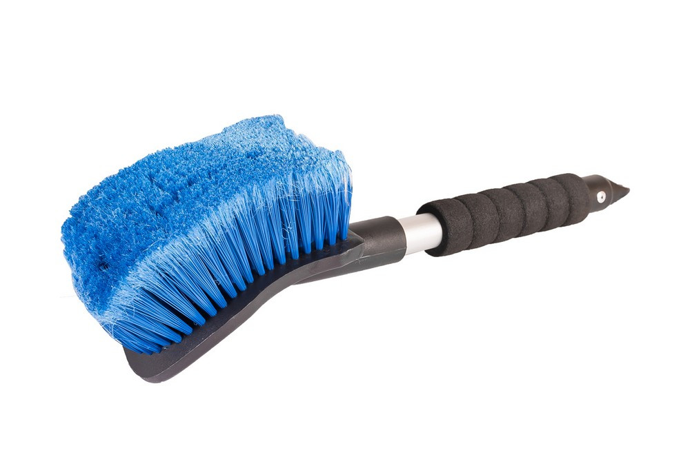 MASTERTOOL Щітка для миття автомобільна MASTERTOOL 90х175 мм з алюмінієвою ручкою 400 мм 84-001 Київ - фото 2