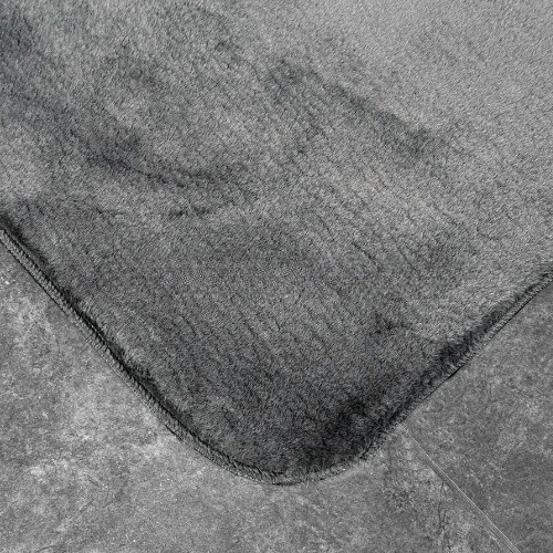 Килимок для підлоги з еко-хутра ТМ Dariana Moonbeam 60*90 см графітний Житомир - фото 7