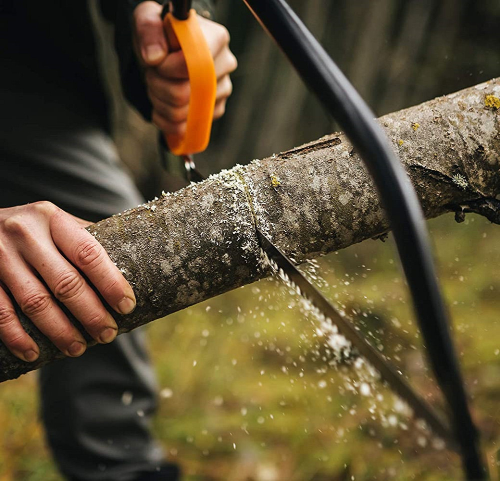 Ручна пила лучкова 61 см Fiskars "SW31" (1000615/124810) Загартована сталь Нововолинськ - фото 6