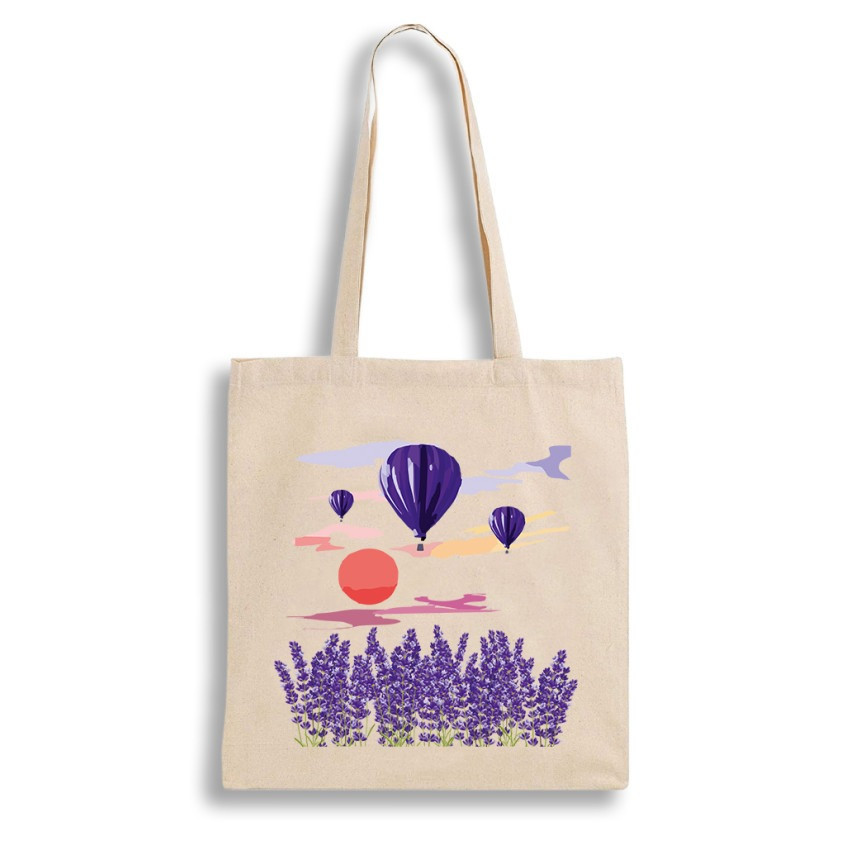 Екошопер BookOpt BK4066 "Навколо світу на повітряній кулі" бежевий Київ - фото 2