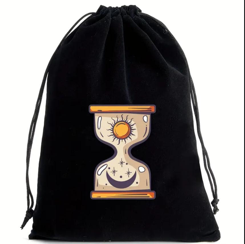 Черный бархатный мешочек для карт Таро или рун (13×18 см) – 8 вариантов дизайна Киев - изображение 8