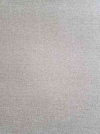 Шпалери метрові вінілові на флізеліні Sintra Structure однотонні під тканину смужки сіточкою світло-зелені 460443 Київ