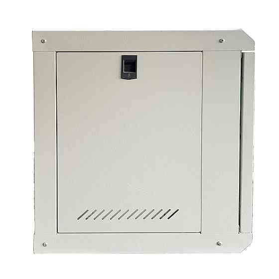 Шкаф серверный настенный с полкой GEAR 9U 19'' 530x400x450 мм., Серый (GWMSN-9U-530-400G) Киев