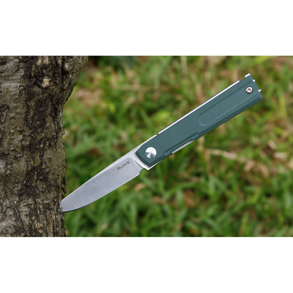 Ніж складаний кишеньковий Ruike D712-G, (7.7 см) 8Cr13Mov / G10 зелений Київ - фото 9