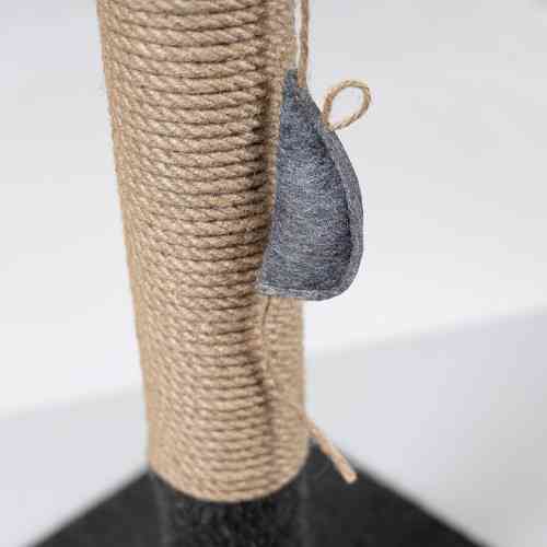 Царапка столбик Природа Мими Grey для кошек 36x36x66 см Киев