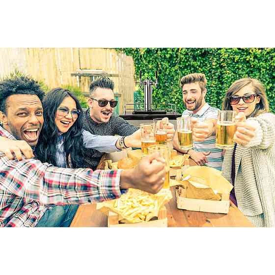 Великий диспенсер Подвійний пивний бочонок-холодильник пивний бочонок 173l (Німеччина, читати опис) Рівне