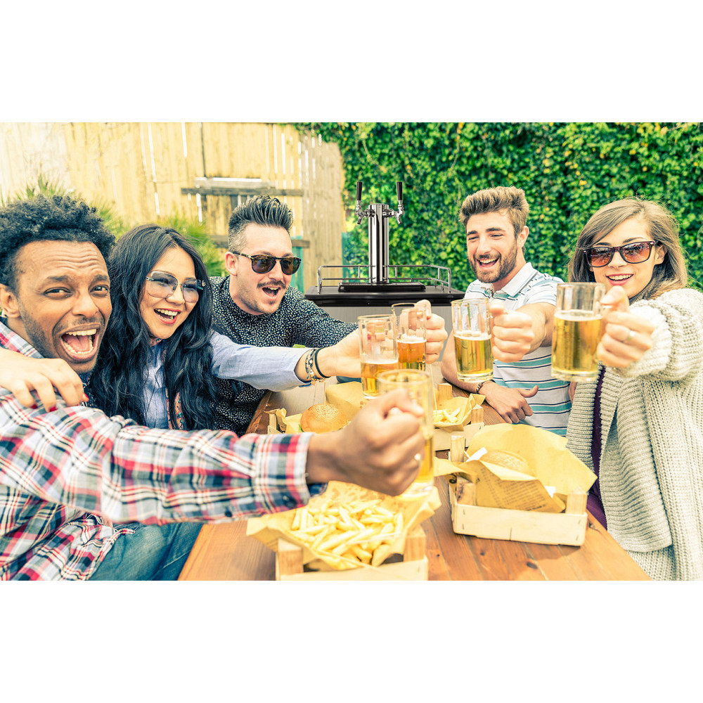 Великий диспенсер Подвійний пивний бочонок-холодильник пивний бочонок 173l (Німеччина, читати опис) Рівне - фото 2