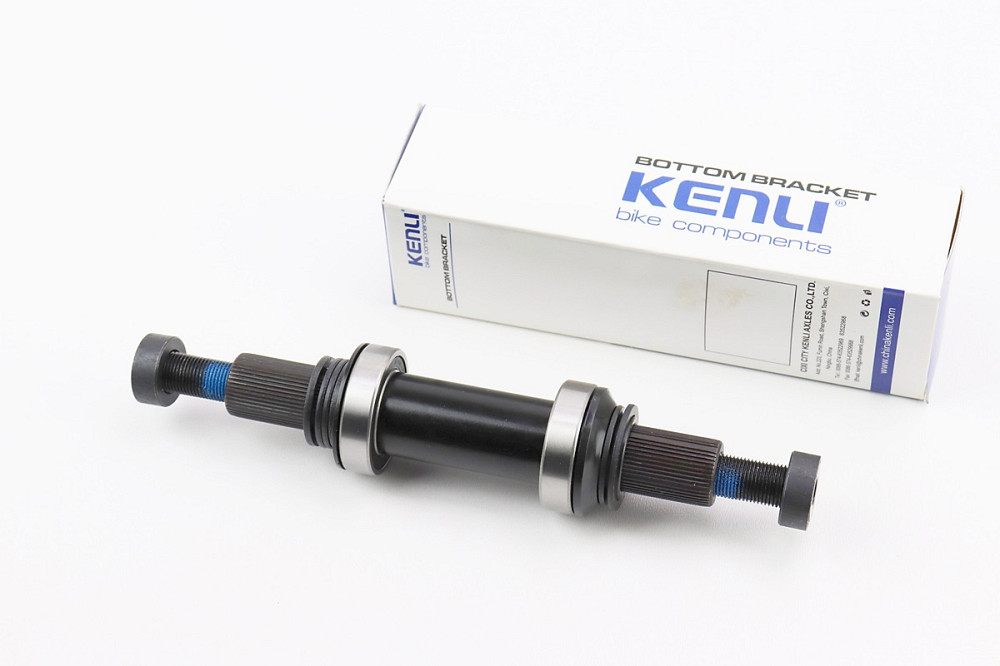 Каретка "шліци BMX 48T-19мм" 140мм, з направляючим шліцом, 2 пром-підшипники (19*37*9), KL-11D (Spanish Type) Київ - фото 1