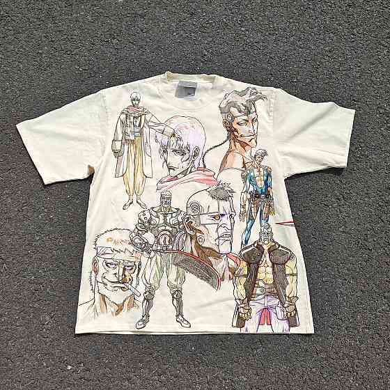 Футболка чоловіча з принтом аніме Аніме Вампір Хунтер Д оверсайз (S/M/L) Черний Дніпро