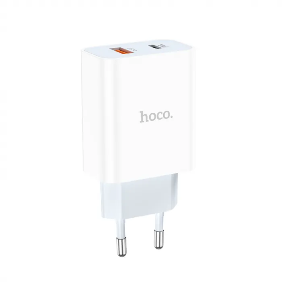 Мережевий зарядний пристрій HOCO C97A PD20W+QC3.0 charger, колір білий 6931474766076 Одеса