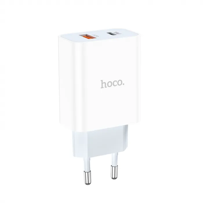 Мережевий зарядний пристрій HOCO C97A PD20W+QC3.0 charger, колір білий 6931474766076 Одеса - фото 1