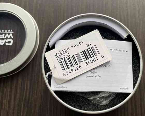 Годинник  Casio W-218H-1BVDF (Module 3224) 0ригінальний касио часи. Київ