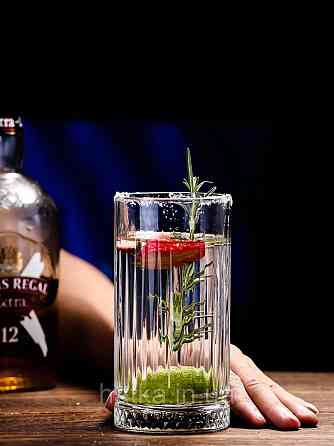 Набір склянок OLens "Спрейлайн" 460 мл 6 шт. високий прозорий для дому та ресторанів 102-693 Київ