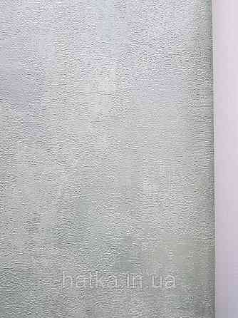 Шпалери вінілові на флізелін Sirpi Alta gamma Sempre 3 під венеціанську штукатурку бірюзові з сріблом 3д Київ