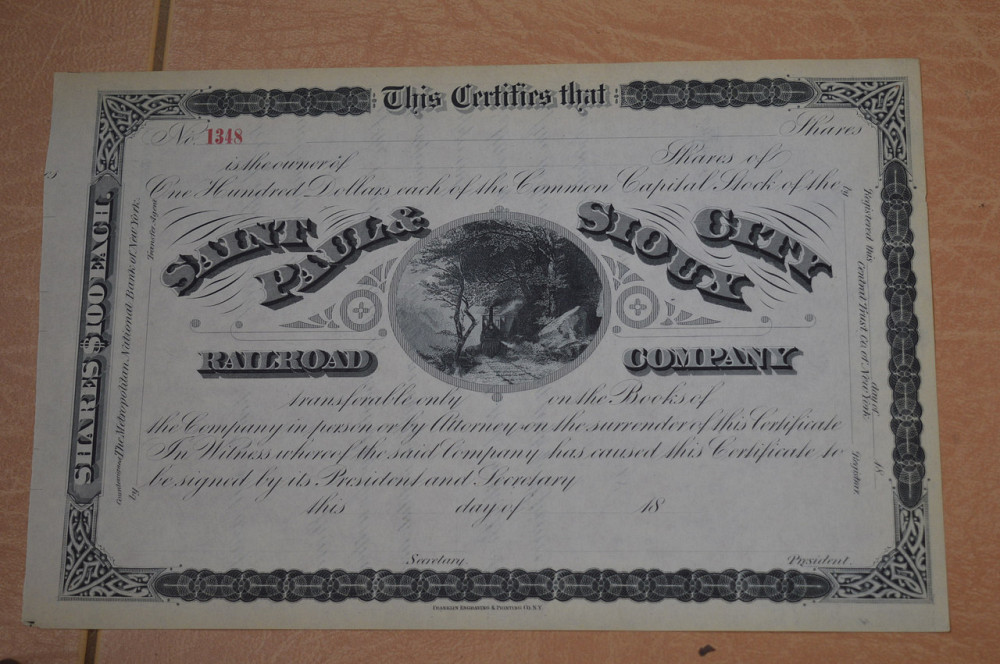 Акция. США. 18.. год №1348 (1.18) Полтава - изображение 1