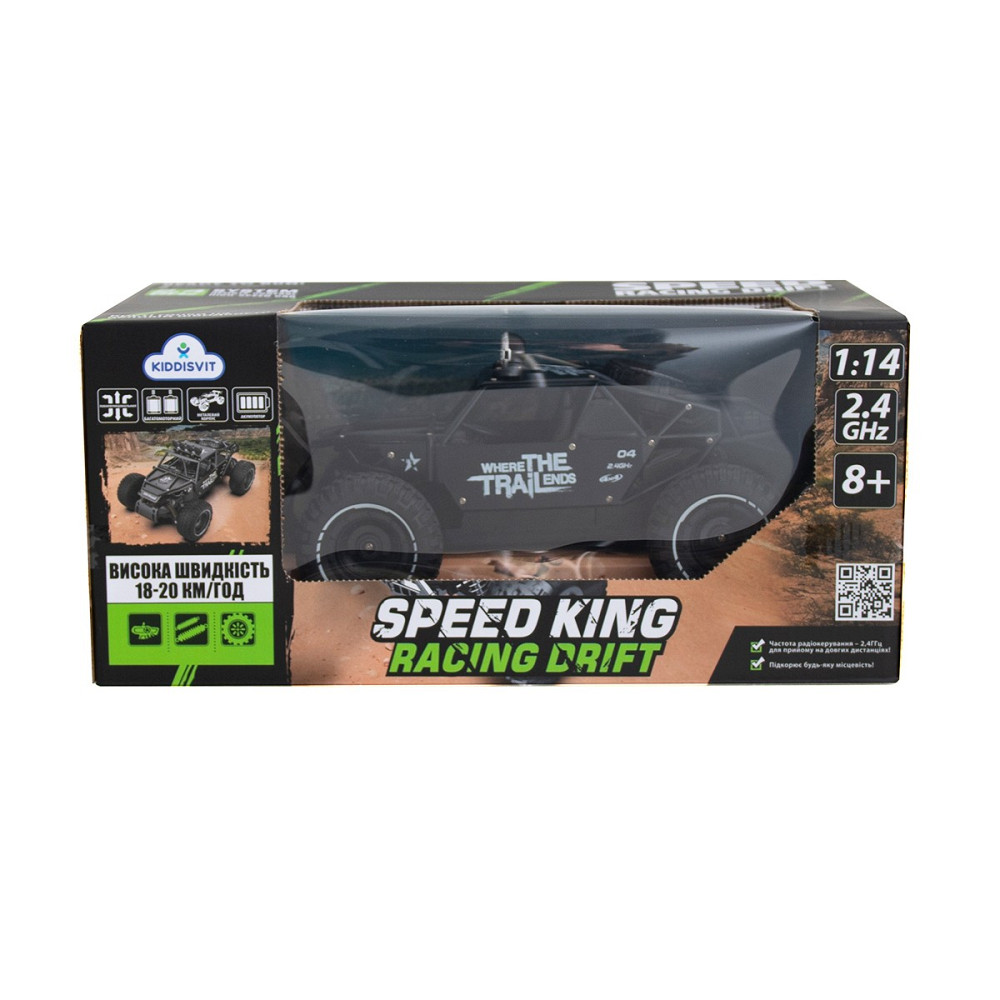 Автомобіль Off-road Crawler з р/к – Race (матовий чорний, 1:14) Дніпро - фото 7