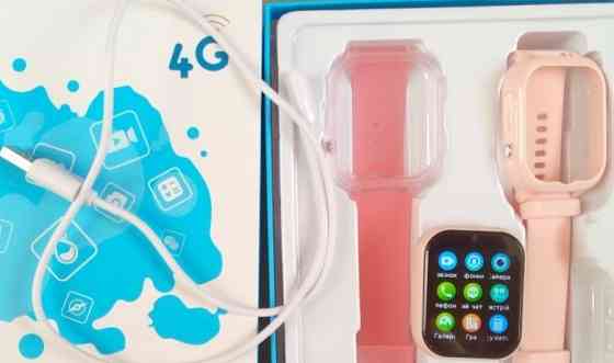 Смарт-годинник дитячий A1 з відеодзвінком, HD-камерою і GPS.Рожевий! Киев
