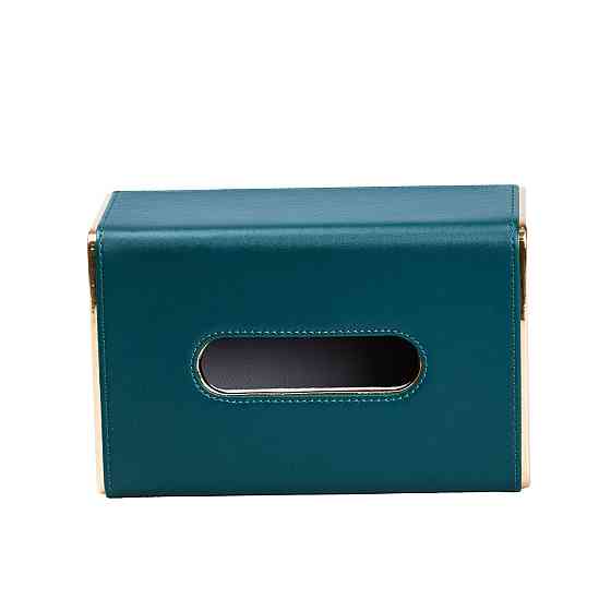 TS Kitchen Серветниця на стіл з еко-шкіри 21 х 13.5 х 9.5 см зелена HP9801GR Коломыя