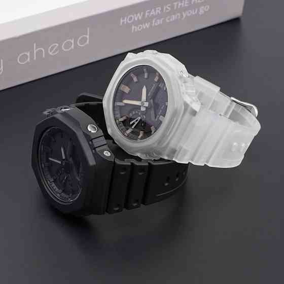 Ремешок для Casio G-Shock GA-2100/2110 Translucent Silver SBR Киев