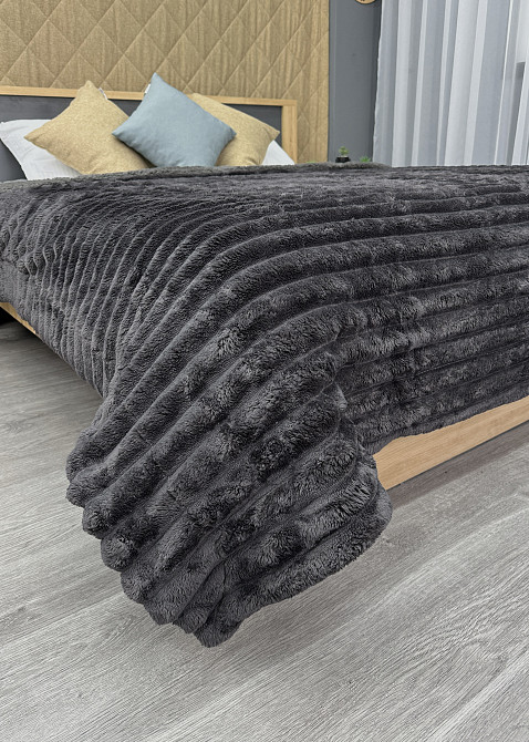 Плед 200х230 см (+-10см) на овчине 