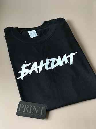 Футболка премиум с принтом БАНДИТ Черновцы