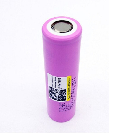 Акумулятор 18650 Samsung INR18650-35E 3500mAh Рожевий Вінниця - фото 2