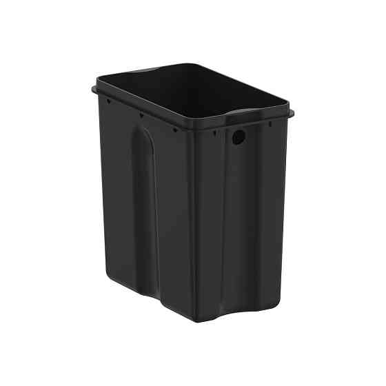 Відро для сміття з плавним закриттям прямокутне Koer TC-010210-07 10 л колір сірий (KR5599) Київ