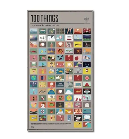 Плакат «100 речей, які ви повинні зробити, перш ніж померти» Рівне - фото 5