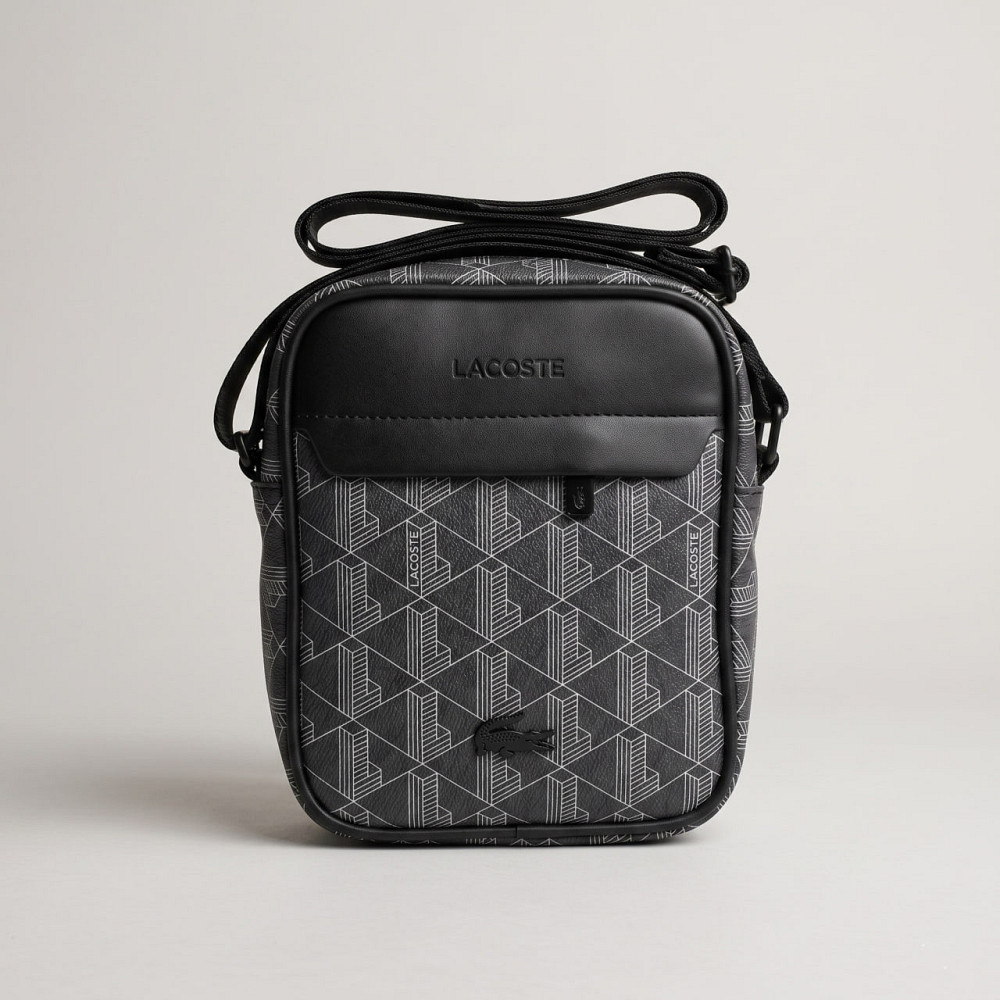 Мужская борсетка, сумка Lacoste, Лакоста (82439) черная Киев - изображение 5