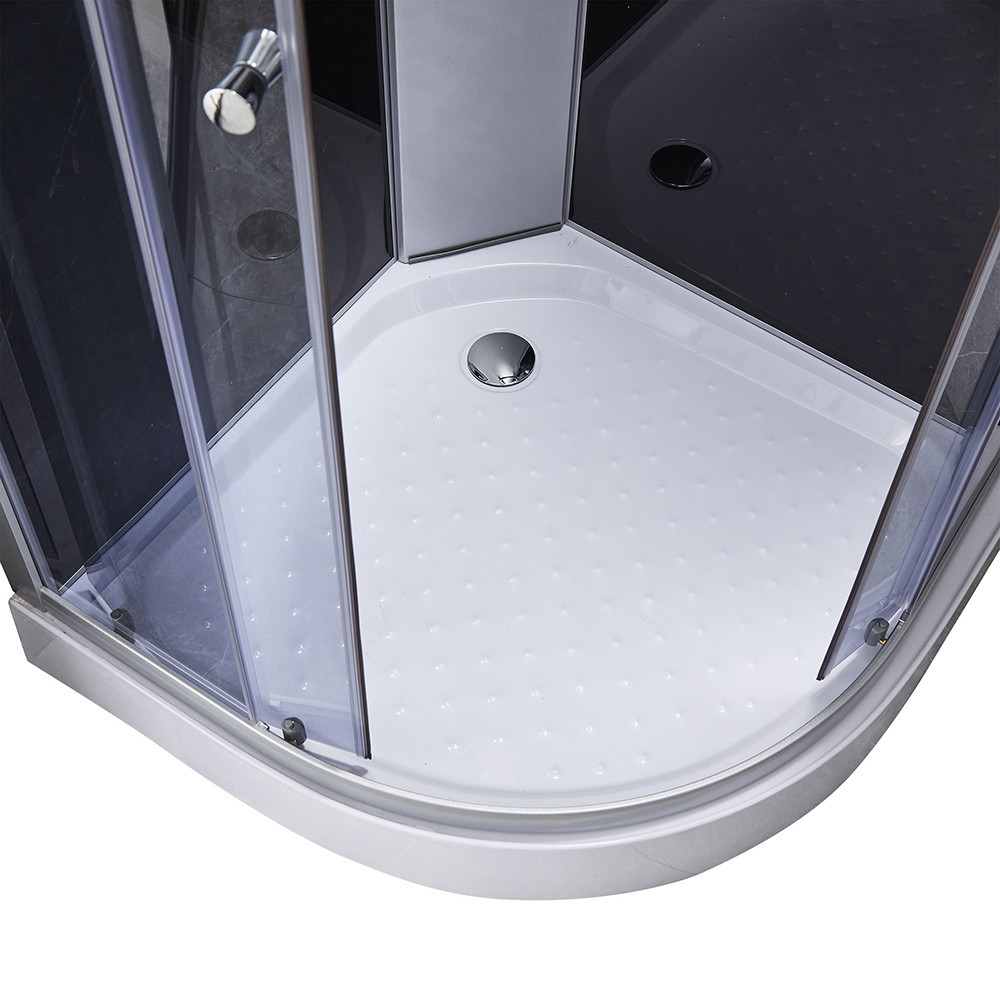 Душевой бокс Lidz Tani SB90x90.SAT.LOW.GR, стекло тонированное 4 мм Киев - изображение 5