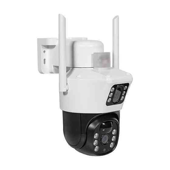 IP PTZ-відеокамера автономна з 4G та сонячною панеллю 2Mp+2Mp Light Vision VLC-9192IG/2C (Solar) White f=4mm, на акумуляторних Киев