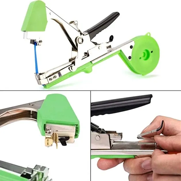 Садовый степлер для подвязки растений овощей, винограда, цветов Tapetool, скобы  6 x 4 мм Одесса - изображение 6