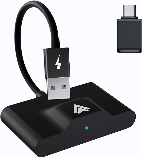 Беспроводной адаптер Android Auto USB/USB-C Wi-Fi Bluetooth для авто с проводным Android Auto Киев - изображение 1
